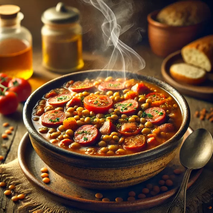 Sausage and Lentil Soup